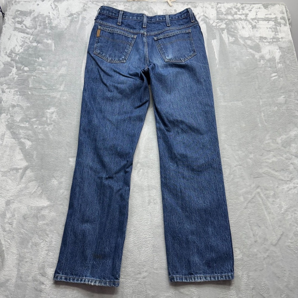 Cinch Jeans Men's 33x32 Blue Denim Medium Dark Wash Relaxed Fit Boot Cut Western - Picture 3 of 16